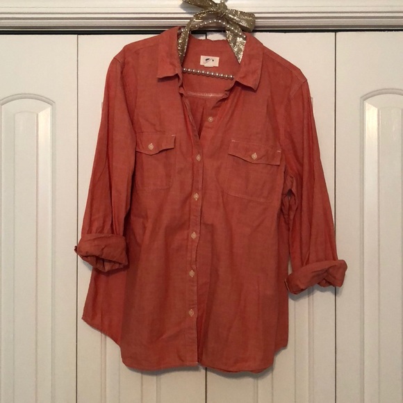 Old Navy Button Up Dress Shirt - Picture 1 of 3